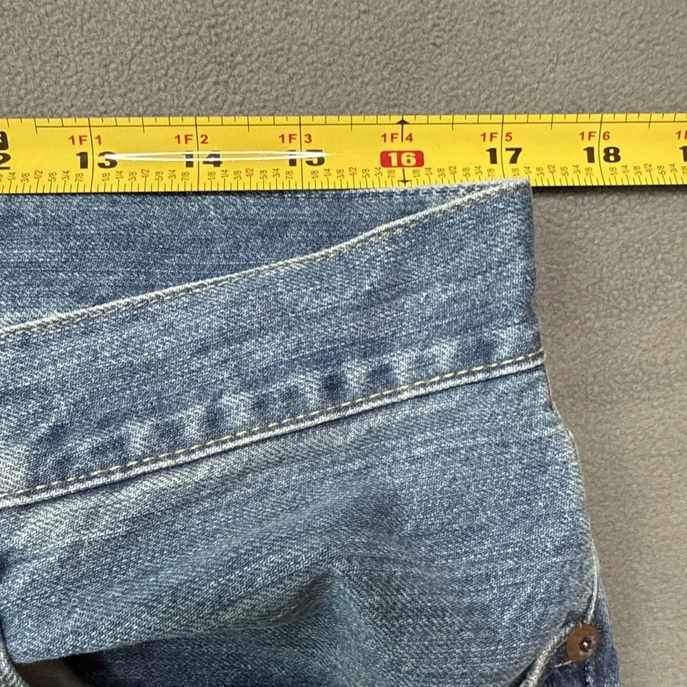 Polo Ralph Lauren Jeans Mens 33x32 Blue Hampton Relaxed Straight‎ Mid Rise Denim